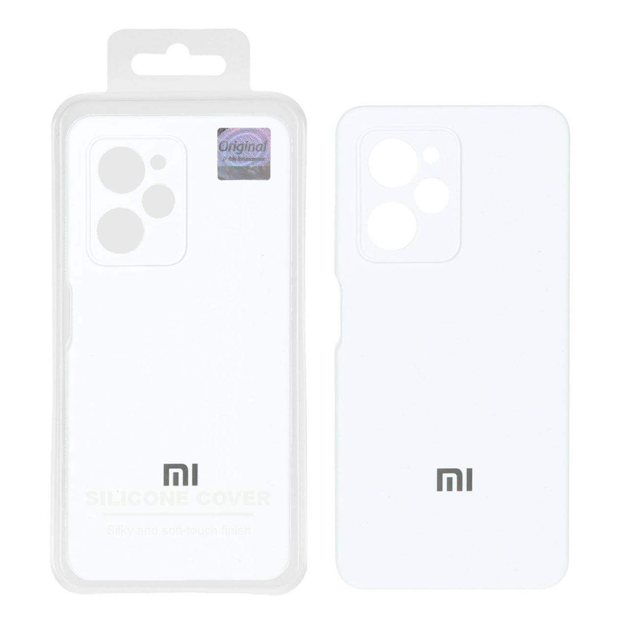 قاب سیلیکونی پاک کنی اورجینال Master Quality مدل Xiaomi Poco X5 Pro 5G - سفید (پک دار)